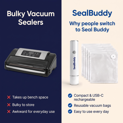 Seal Buddy - Portable Vacuum Sealer